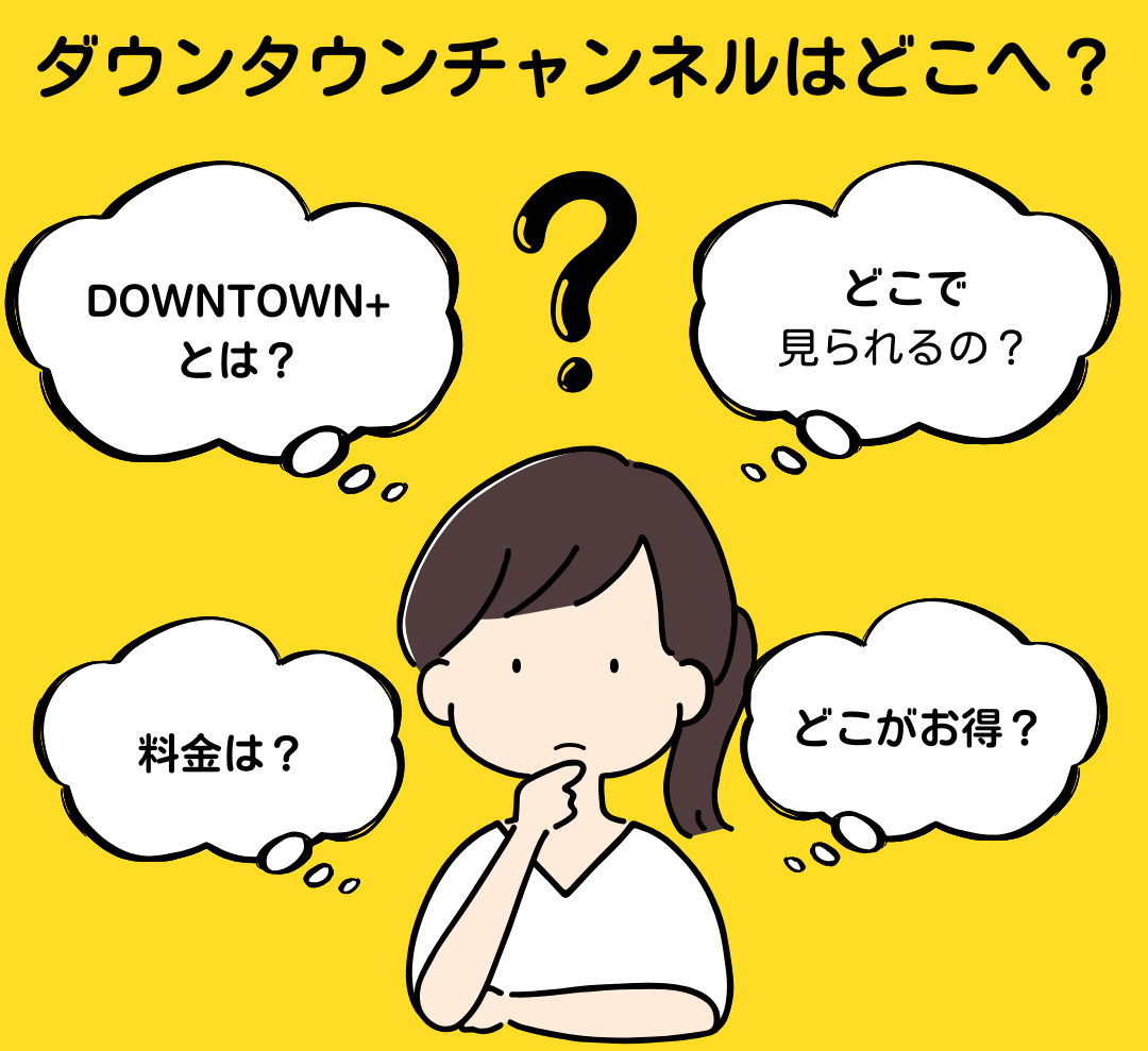 ダウンタウンチャンネルはどこへ？名前が変わった新サービス「DOWNTOWN+」を徹底解説！
